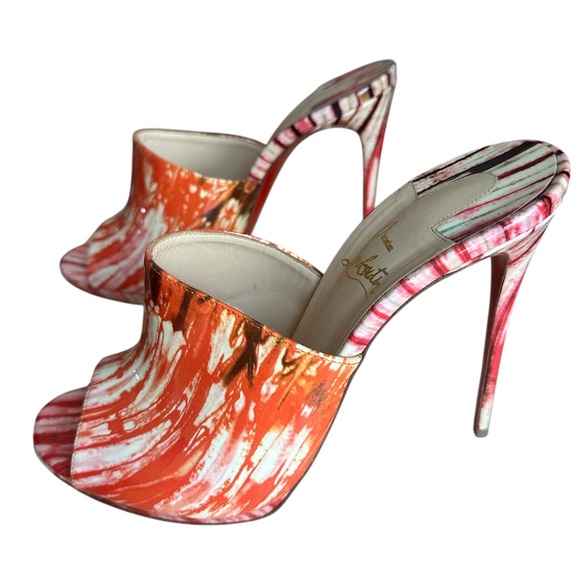 Christian Louboutin PIGAMULE 120 PATENT
BAZIN Pompadour 120mm RETAIL 995 - Picture 3 of 9